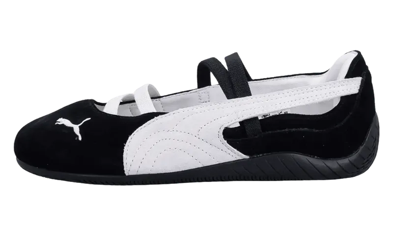 Puma Speedcat Ballet Suede GS “Black White Warm White” (406132-05)