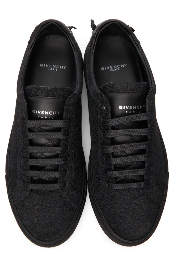 Givenchy Black Glitter 4G Urban Knots Sneakers (BE0003E13V) (5)