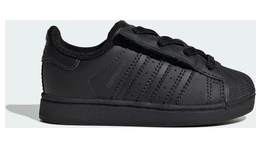 Adidas Superstar II Elastic Lace Kids Core Black / Core Black / Core Black (JR9415)
