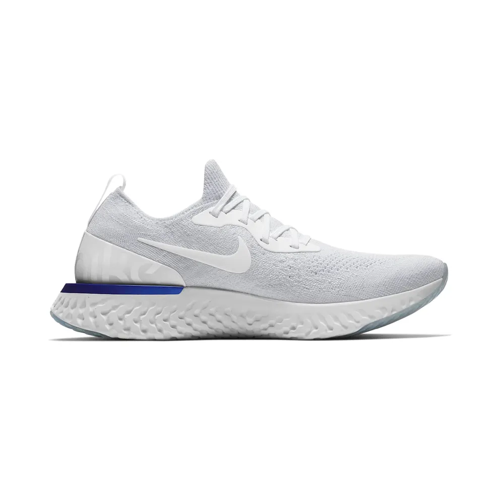 Nike Epic React Flyknit White/Racer Blue (AQ0067-100)