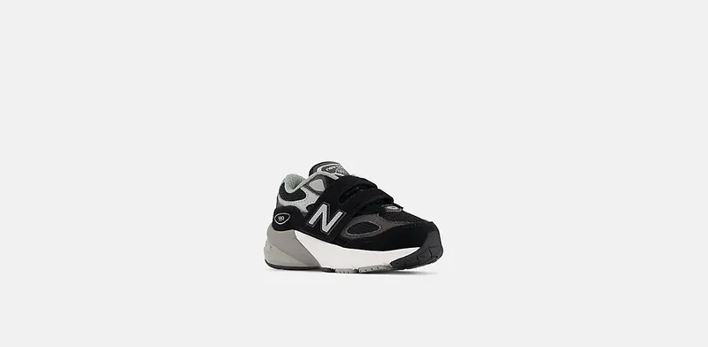 New Balance 990v6 Hook and Loop Black Silver (IV990BK6)