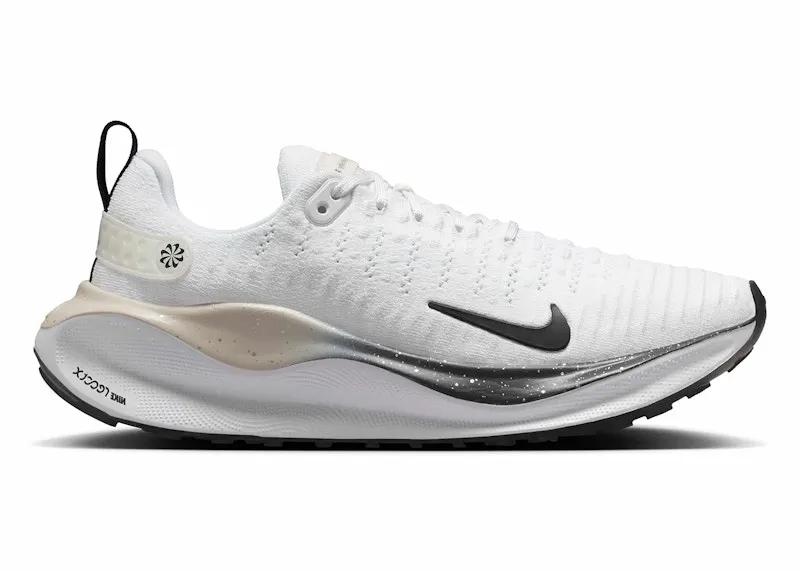 Nike React Infinity Run 4 White Platinum Tint Light Smoke Grey Black (HQ3507-100)