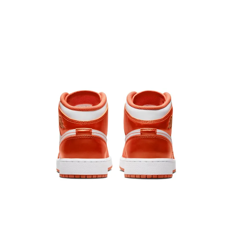 Jordan 1 Mid Metallic Orange (GS) (DM4228-800)