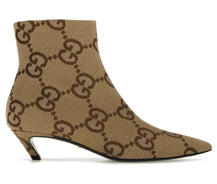 Gucci Low Heel Boots Beige (676555 UKO30 2582)