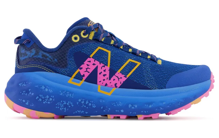 New Balance Fresh Foam X More Trail v2 Blau/Gelb/Rosa (WTMORBY2)