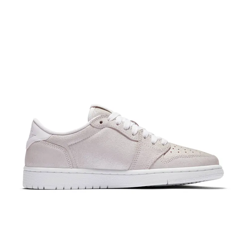 Air Jordan I 1 AJ Retro Low No Swoosh Off-White/White (AH7232-100)