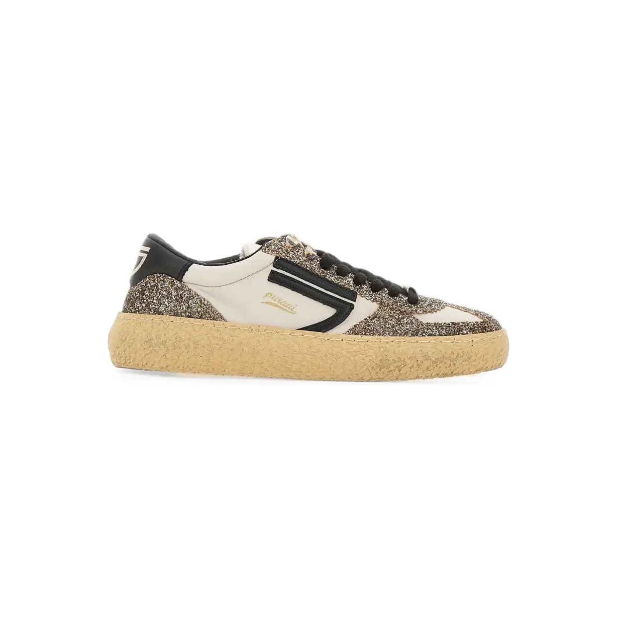 Puraai 1.01 Vintage mit Glitter-Detail “White” (PU101V036CONFETTI)