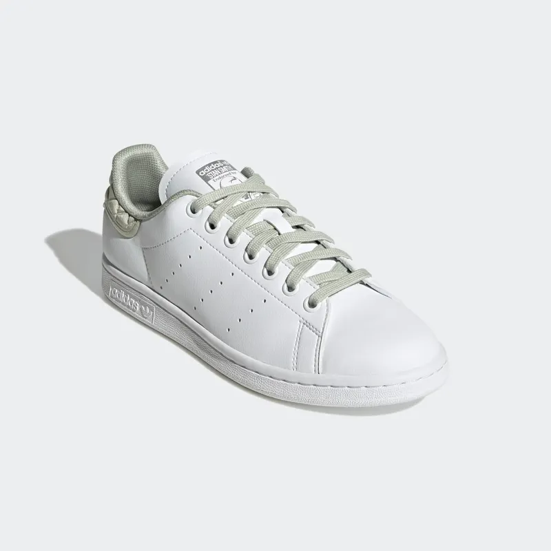Adidas Stan Smith Cloud White / Halo Green / Matte Silver (H01614)