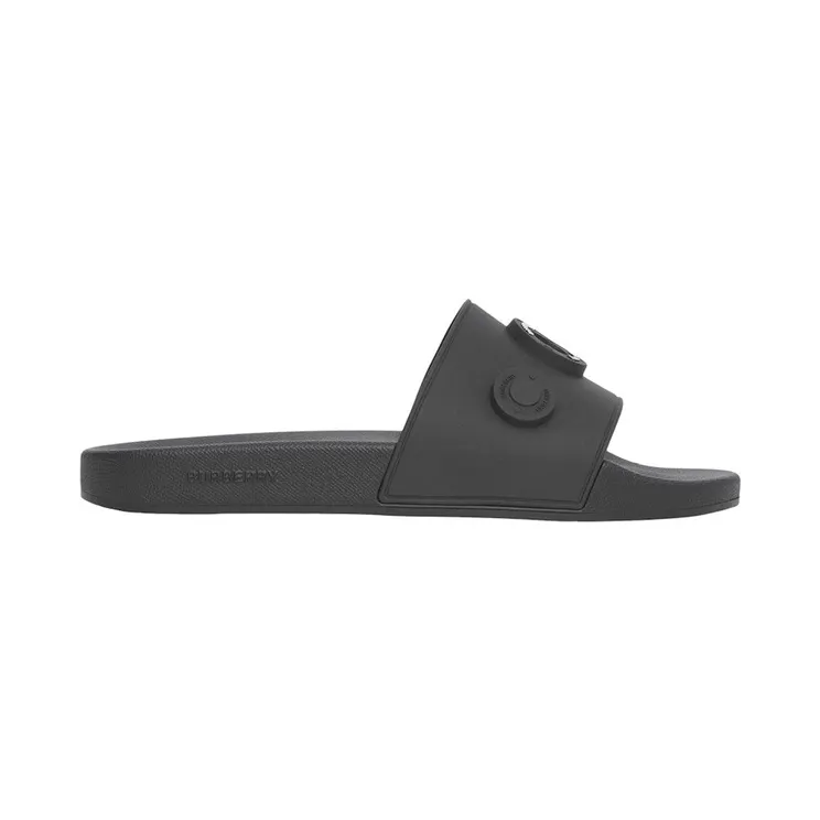 Burberry Logo Graphic Slides Black (8048196)