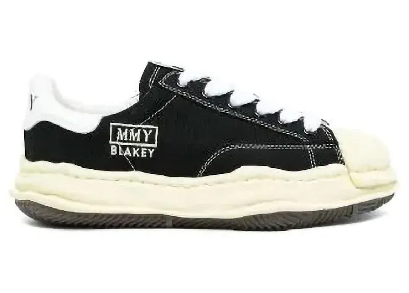 Maison Mihara Yasuhiro Blakey OG Sole Vintage Canvas Low Black (A09FW732-BLK)