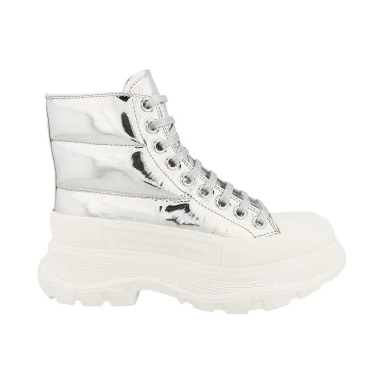 Alexander McQueen Tread Slick Boot Silver (697080W4UR18390)