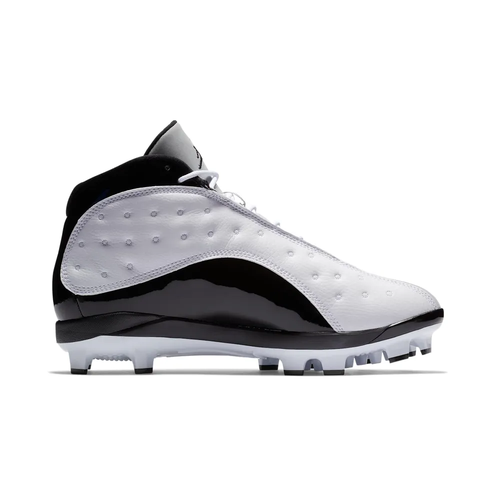 Jordan 13 Retro MCS Cleat Barons White/Black-Wolf Grey-Black (AJ8016-120)