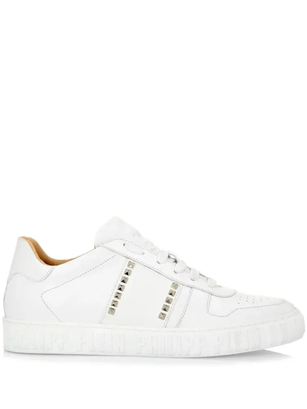 Philipp Plein verfraaid with studs – White (AABSUSC0183PLE010N)