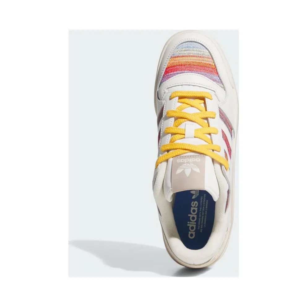 Adidas Forum Low CL “Cloud White Better Scarlet Blue Bird” (JQ2641)