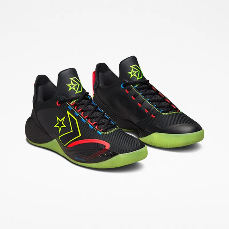Converse All Star BB Shift Neon Black/solar Red/blue Hero/volt (A01246C)