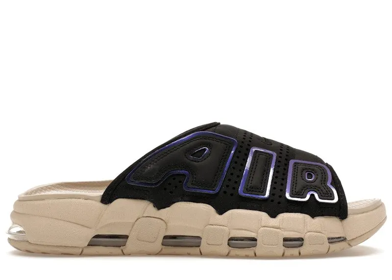 Nike Air More Uptempo Slide Black Sanddrift Iridescent (FB7799-001)