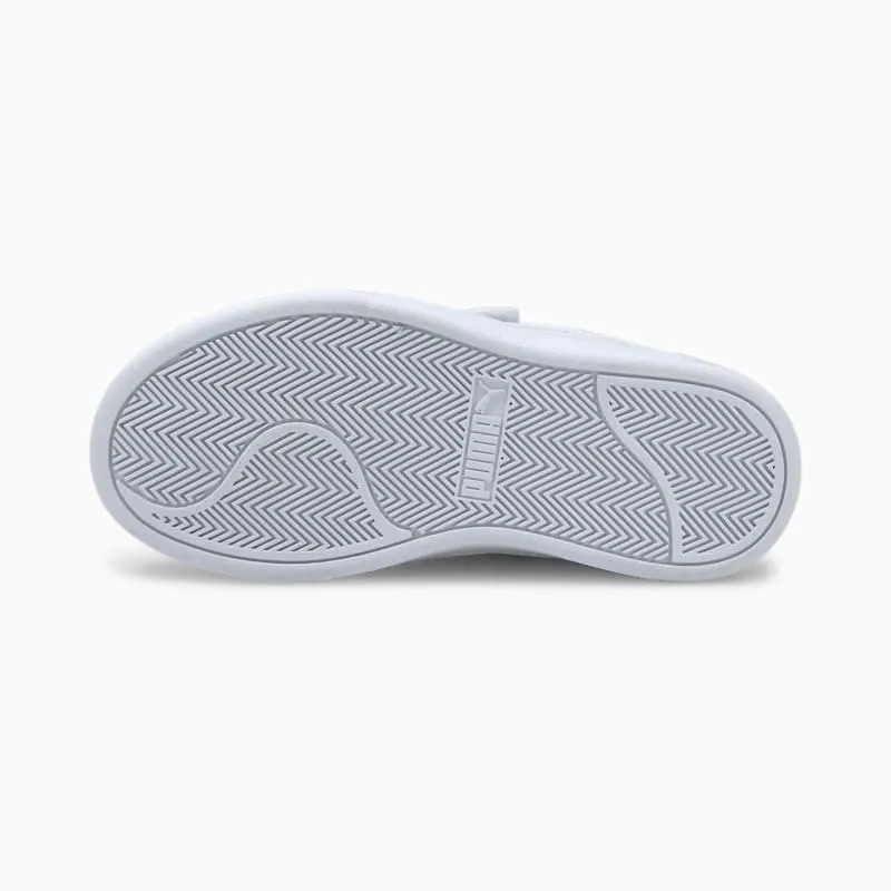 PUMA Shuffle Kids’ White/Gray Violet/Gold (375689-01)