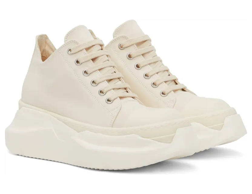 Rick Owens Drkshdw Off-White Abstract Sneakers (DS01B7842 MU) (4)