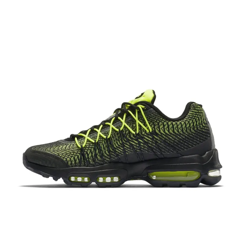 Nike Air Max 95 Jacquard Black Volt Black/Volt-Drk Grey-Mttlc Slvr (749771-007)