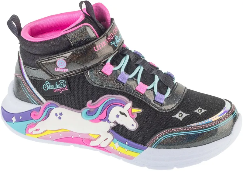 Skechers S-Lights Black (303302LBKMT)