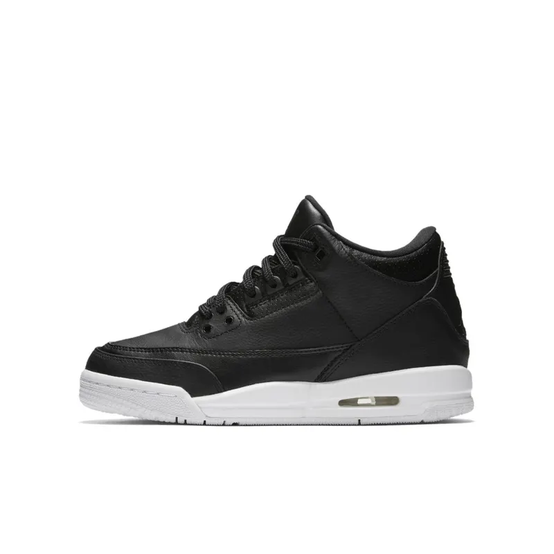 Jordan 3 Retro Cyber Monday 2016 (GS) Black/Black-White (398614-020)
