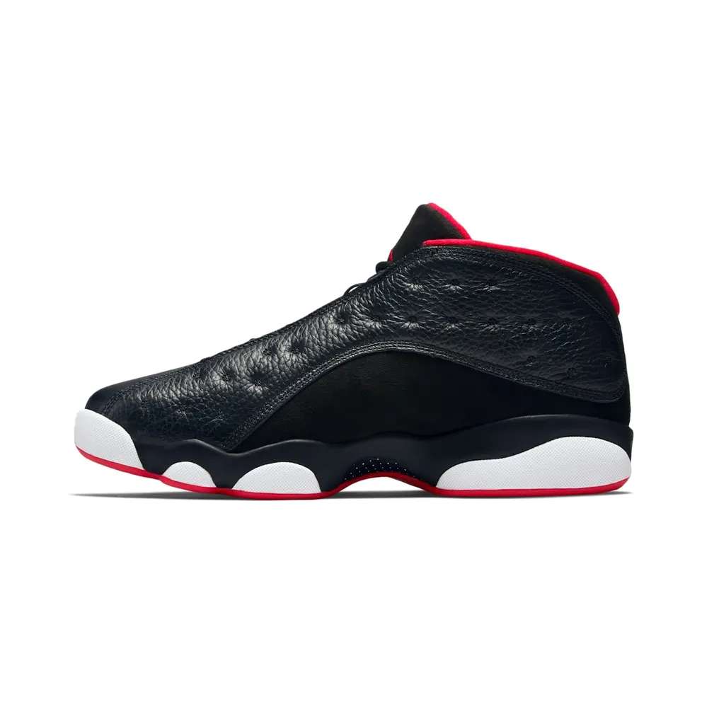 Jordan 13 Retro Low Bred Black/Metallic Gold-University Red-White (310810-027)