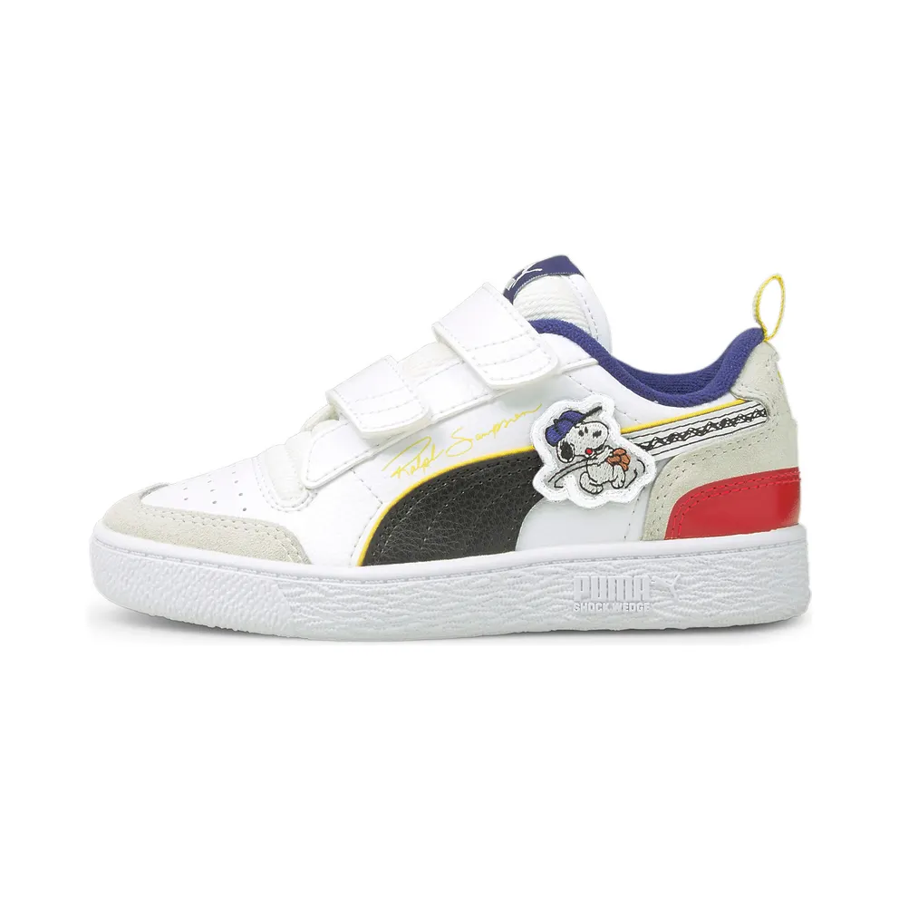 Puma x PEANUTS Ralph Sampson V Kids White/Black (375794-01)