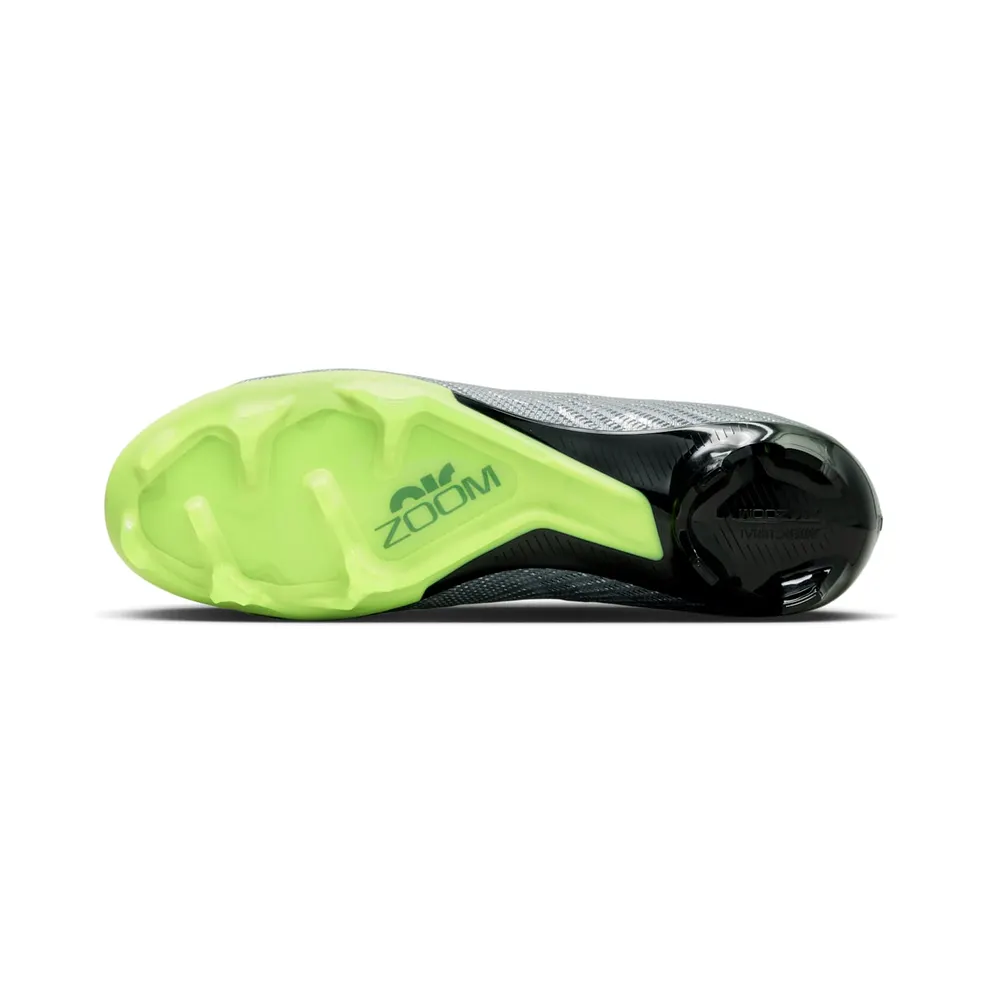 Nike Zoom Vapor 15 Elite XXV FG 25th Anniversary Pack Metallic Silver Volt (FB8395-060)