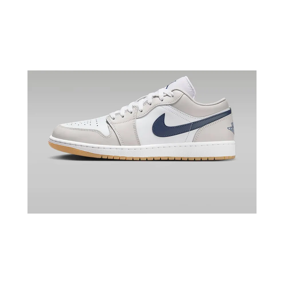 Jordan 1 Low “Midnight Navy Neutral Grey” (553558-146)