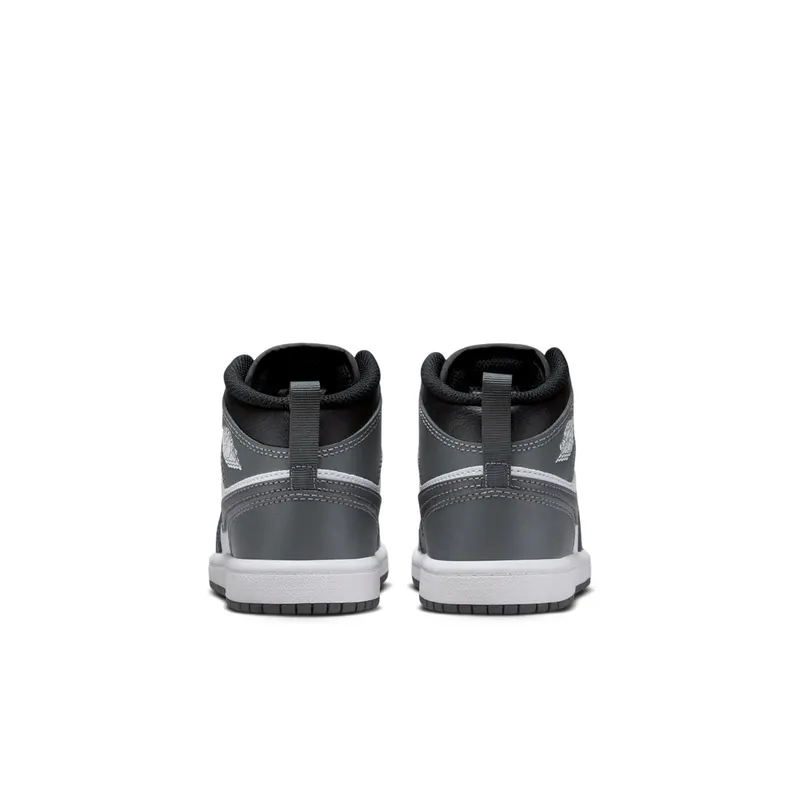 Jordan 1 Mid Black White Iron Grey (DQ8424-001)