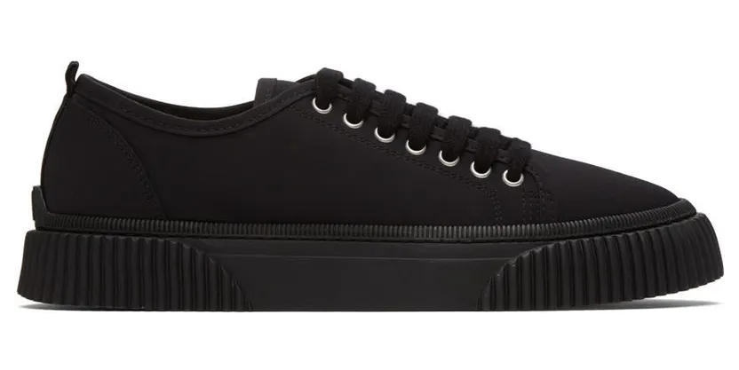 AMI Alexandre Mattiussi Black Ami de Cœur Low Sneakers (A21S401.299)