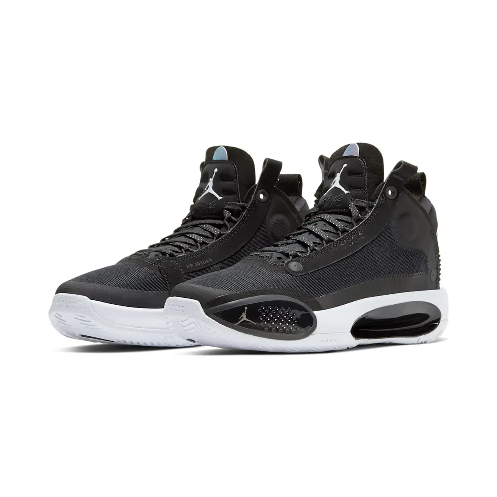 Jordan XXXIV Eclipse (GS) Black/Black-Metallic Silver (BQ3384-001)