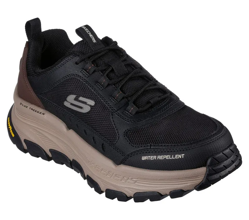 Skechers Relaxed Fit: D’Lux Trekker Sneaker Black/Natuurlijk