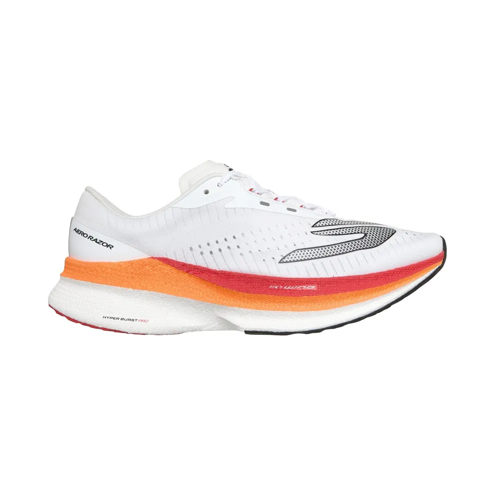 Skechers Aero Razor Sneaker White/Black/Orange