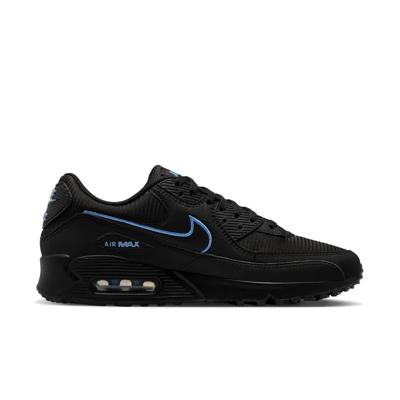 Nike Air Max 90 Black University Blue (FJ4218-001)