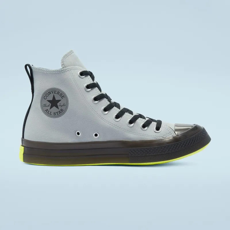 Converse Chuck Taylor All-Star CX Hi Hi-Vis Ash Stone Ash Stone/Black-Lemon Venom (169603C)
