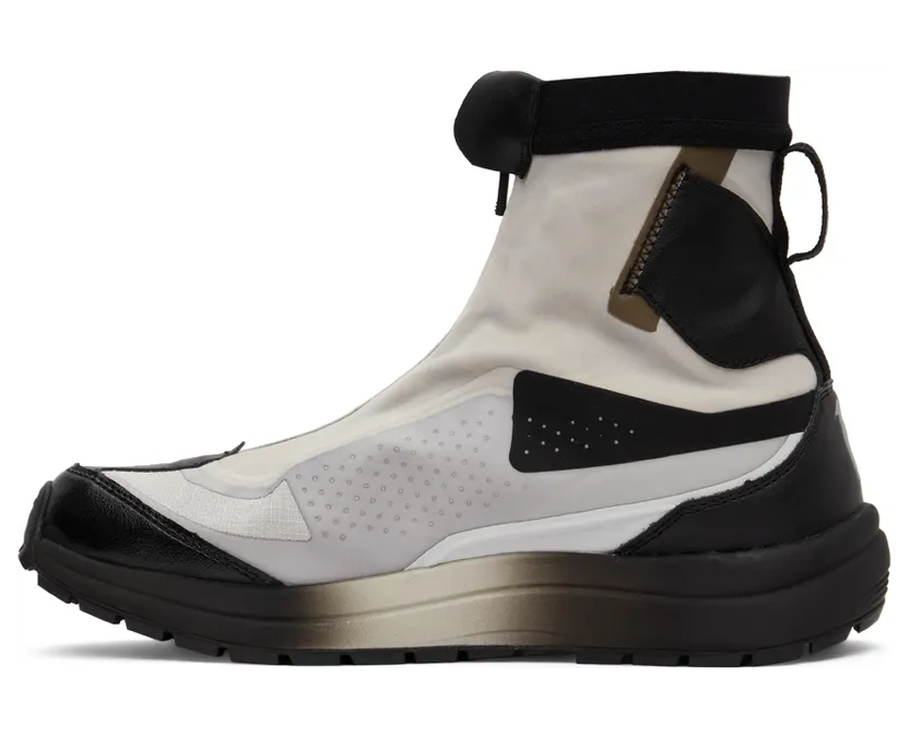 11 by Boris Bidjan Saberi Black & Off-White Salomon Edition Bamba2 High GTX Sneakers (216 11xS) (3)