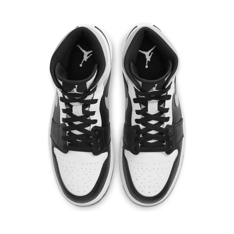 Jordan 1 Mid White Shadow Black/Medium Grey-White (554724-073)