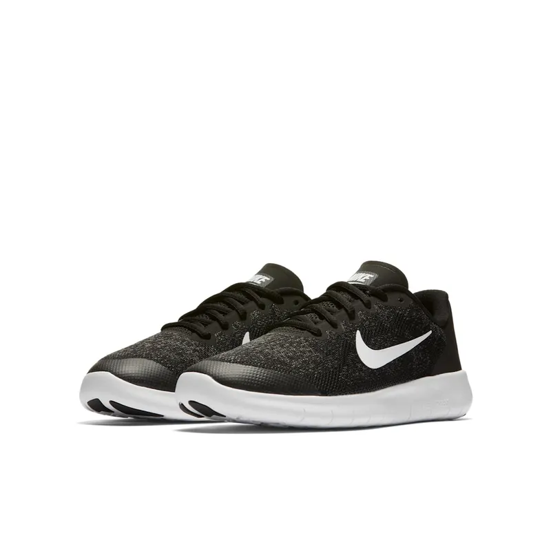 Nike Free Rn 2017 Black White Dark Grey (904255-002)