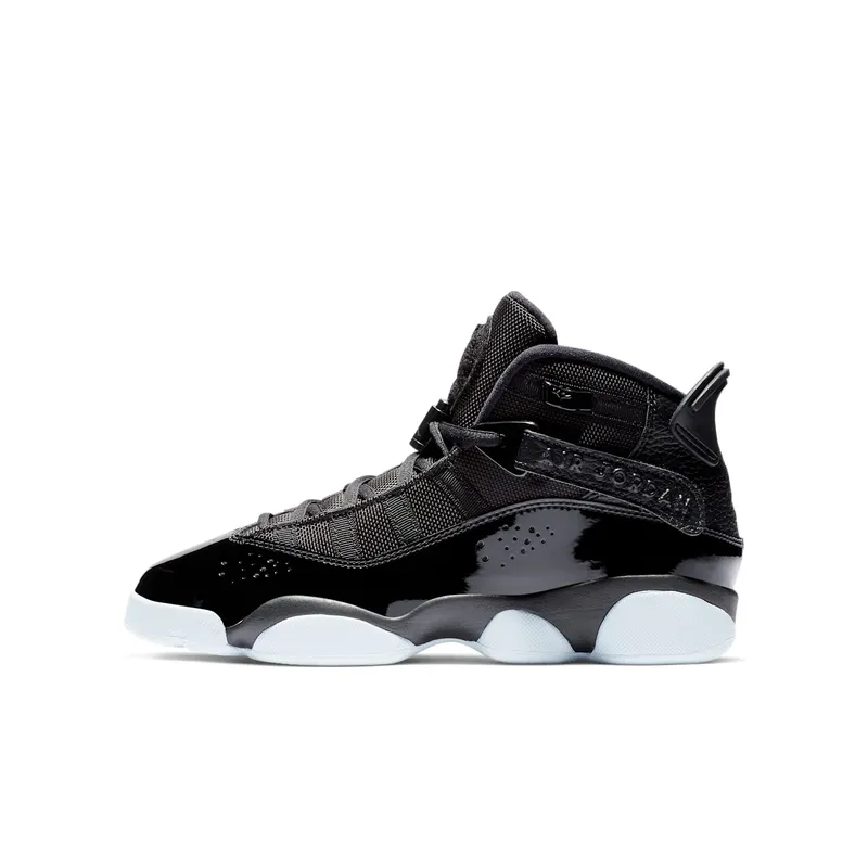 Jordan 6 Rings Black White (GS) Black/Black-White (323419-011)
