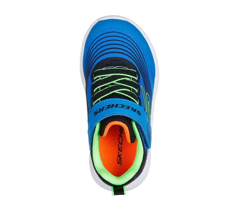Skechers Microspec Advance Sneaker Blue/Limoen