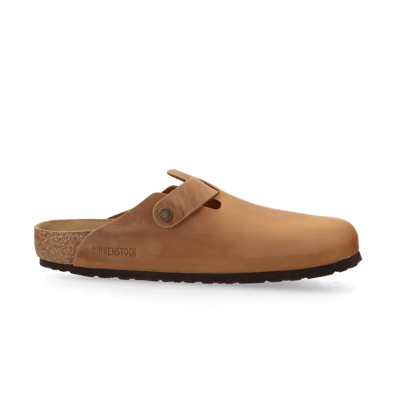 Birkenstock Boston Natural Leather Oiled “Cognac” – 1028179