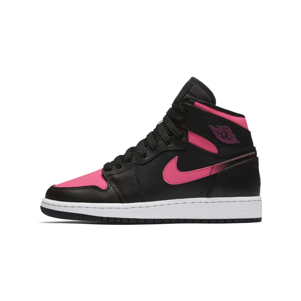 Jordan 1 Retro High Black Hyper Pink (GS) Black/Black-Hyper Pink-White (332148-019)