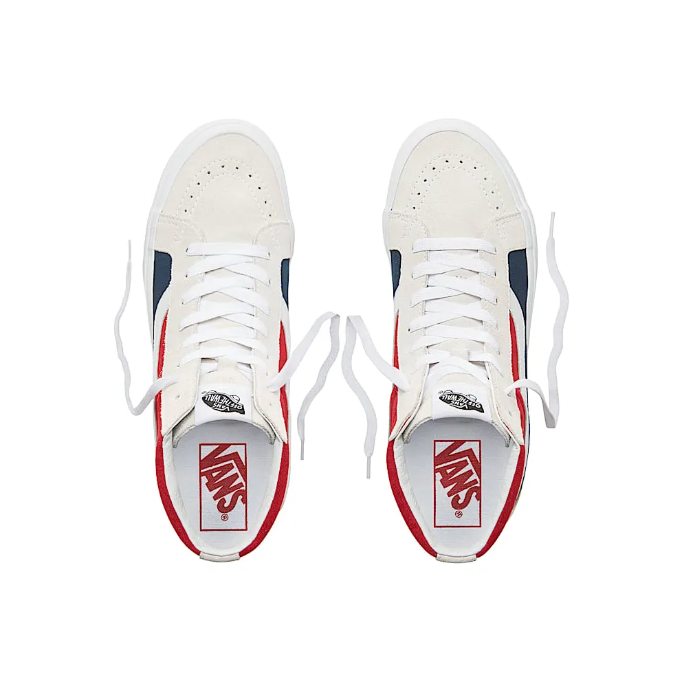 Vans Sk8-Hi Retro Block White/Red-Dress Blue (VN0A2XSBQKN)