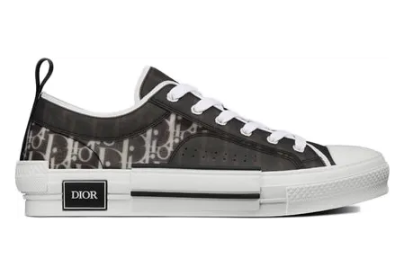 Dior B23 Low Black White Oblique