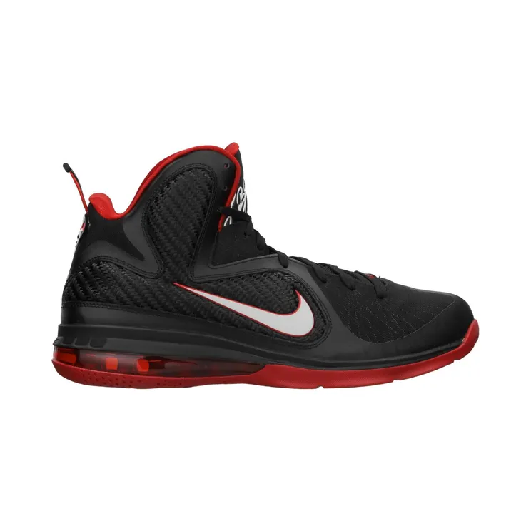 Nike LeBron 9 ‘Black White Red’ Black/White-Sport Red (469764-003)