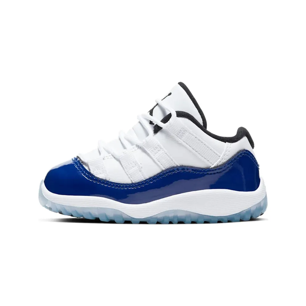 Jordan 11 Retro Low White Concord (TD) White/Black-Concord (645107-100)