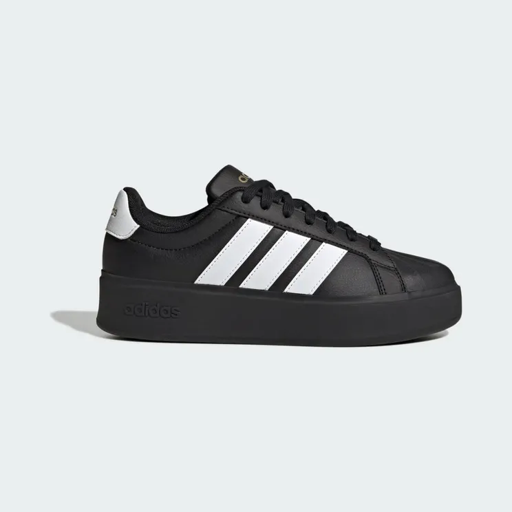 Adidas STREETTALK BOLD-SCHOENEN Core Black / Cloud White / Matte Gold (KJ3855)
