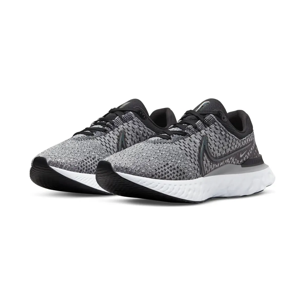 Nike React Infinity Run Flyknit 3 Black Grey Fog (DH5392-006)