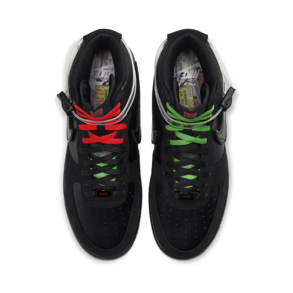 Nike Air Force 1 High All for 1 Lauren Halsey Summaeverythang Black/Black-Rage Green-Bright Crimson (CU3052-001)